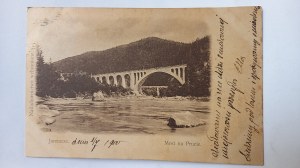 Yaremcze Bridge on the Pruta before 1900.