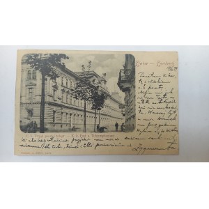 Lwów Urząd poczty i telegrafu przed 1899 r.