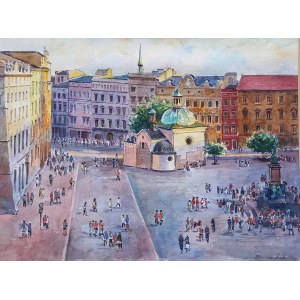 Kraków Rynek i kościół św. Wojciecha Marcin Hab