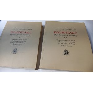 Inwentarz zabytków powiatu sądeckiego vol. I+II Tomkowicz Stanisław