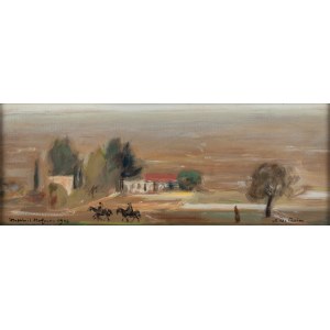 Wlastimil Hofman (1881 - 1970), Pejzaż z Jerozolimy