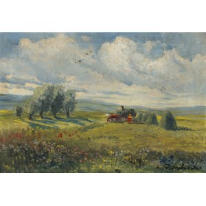 Jerzy Potrzebowski (1921 - 1974), Zwózka siana