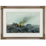 Jerzy Potrzebowski (1921 - 1974), "By the Fire."