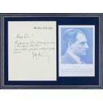 Julian Tuwim (1894 - 1953), Rękopis z autografem