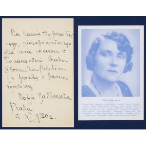Zofia Nałkowska (1884 - 1954), Autograph Manuscript