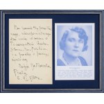 Zofia Nałkowska (1884 - 1954), Autograph Manuscript