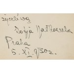 Zofia Nałkowska (1884 - 1954), Autograph Manuscript