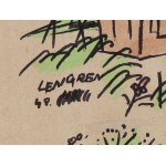 Zbigniew Lengren (1919 Tula, Russie - 2003 Varsovie), Vous pouvez attraper le choléra avec cette armure, illustration satirique, 1948