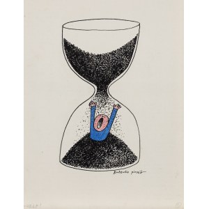 Bohdan Butenko (1931 Bydgoszcz - 2019 ), Aiuto!, illustrazione satirica