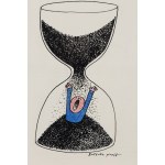 Bohdan Butenko (1931 Bydgoszcz - 2019 ), Aiuto!, illustrazione satirica