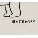 Bohdan Butenko (1931 Bydgoszcz - 2019 ), Dog, satirical illustration