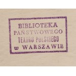 Jan Marcin Szancer (1902 Kraków - 1973 Warszawa), Projekt kostiumu do spektaklu Moralność Pani Dulskiej, 1962