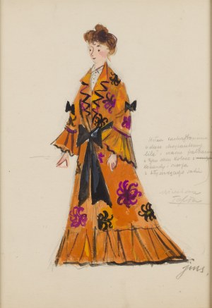 Jan Marcin Szancer (1902 Kraków - 1973 Warszawa), Projekt kostiumu do spektaklu 
