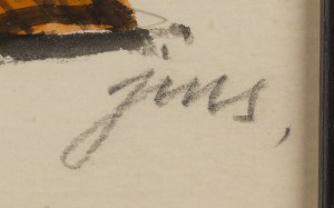 Jan Marcin Szancer (1902 Kraków - 1973 Warszawa), Projekt kostiumu do spektaklu 