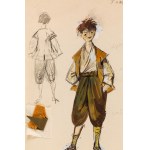 Jan Marcin Szancer (1902 Kraków - 1973 Warszawa), Projekt kostiumu Pietrka z filmu Panienka z okienka