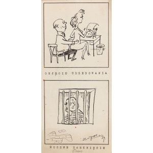 Zbigniew Lengren (1919 Tuła, Rosja - 2003 Warszawa), Objęcie urzędowania, komiks satyryczny, 1949