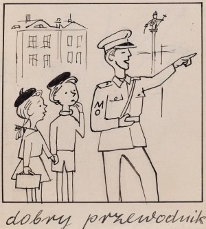 Zbigniew Lengren (1919 Tuła, Rosja - 2003 Warszawa), Program elektryczny, ilustracja satyryczna