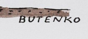 Bohdan Butenko (1931 Bydgoszcz - 2019 ), Lektyka, ilustracja satyryczna