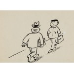 Gwidon Miklaszewski (1912 Berlin - 1999 Warszawa), To się nazywa wytrych. Bardzo mi się przydaje, gdy moi starzy zamykają mnie w pokoju!, ilustracja satyryczna