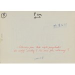 Gwidon Miklaszewski (1912 Berlin - 1999 Warszawa), - Dlaczego Pan tak często przychodzi do mojej siostry? Nie ma pan własnej?, ilustracja satyryczna