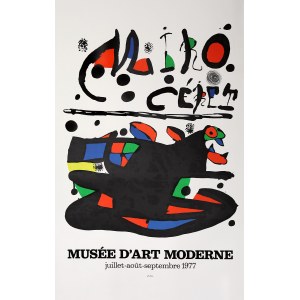 proj. Joan MIRO (1893-1983), Miro, Musee D'art Moderne, 1977. Arte Paris