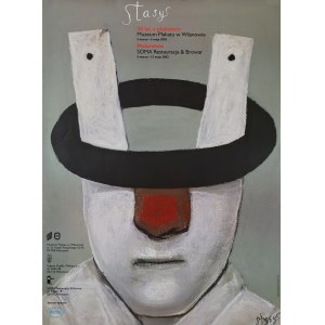 proj. Stasys EIDRIGEVICIUS (ur. 1949), Stasys. 20 lat z plakatem, Muzeum Plakatu w Wilanowie, 2002
