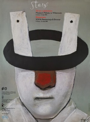 proj. Stasys EIDRIGEVICIUS (b. 1949), Stasys. 20 years with the poster, Wilanów Poster Museum, 2002