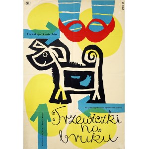 proj. Maurycy STRYJECKI (1923-2003), Trzewiczki na bruku, 1958