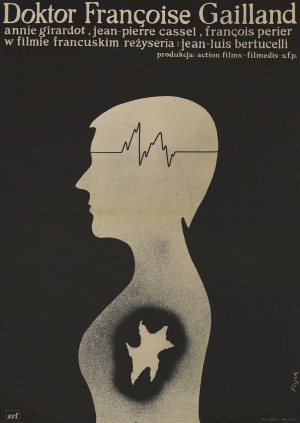 proj. Jerzy FLISAK (1930-2008), Doktor Francoise Gailland, 1976
