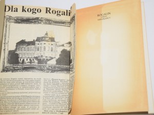 [Pasted clippings] RACZYŃSKI Edward - Rogalin and its inhabitants.