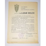 ALBUM. mjr Ludwikowi Boguckiemu. Techniczna Szkoła Wojsk Lotniczych. Zamość 1967 r.