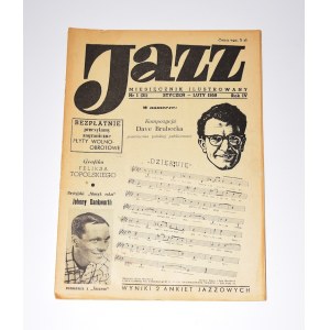 Jazz - ilustrowany miesięcznik muzyczny. Nr. 1. Rok IV. Styczeń - luty 1959r. [John Dankworth, Dave Brubecka]