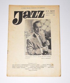 Jazz - illustrated monthly music magazine. No. 7-8, Year III. July - August 1958. [Louis Armstrong]