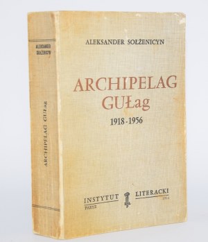 SOŁZENICYN Aleksandr - The Gulag Archipelago 1918-1956. vol. 1. Paris 1974 [1st Polish edition].