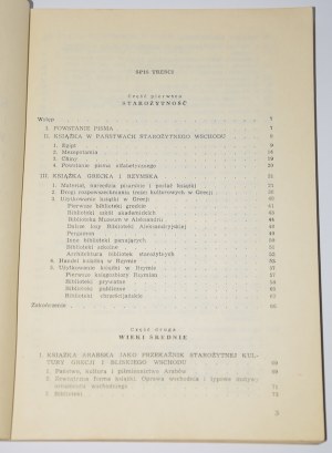 Książka rękopiśmienna i biblioteka w starożytności i średniowieczu.