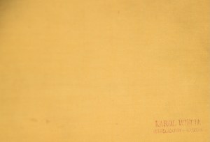 KASPROWICZ Jan - Love. Edition 1 [ill. Edward Okuń and E. M. Lilien] [signed binding of the publisher Karol Wojcik].