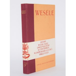 WYSPIAŃSKI Stanisław - Wesele. Reprint wydania 1.