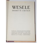 WYSPIAŃSKI Stanisław - Wesele. Reprint wydania 1.