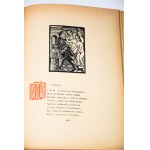 VILLON Franciszek - Wielki testament. Drzeworyty M. Hiszpańska. Warszawa 1950.