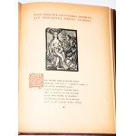 VILLON Franciszek - Wielki testament. Drzeworyty M. Hiszpańska. Warszawa 1950.