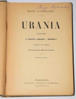 FLAMMARION Kamil - Urania. Warsaw [1898].