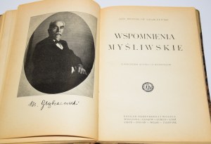 GRĄBCZEWSKI Bronisław - Wspomnienia myśliwskie + W pustyniach Raskemu i Tybetu. Varšava [1925].