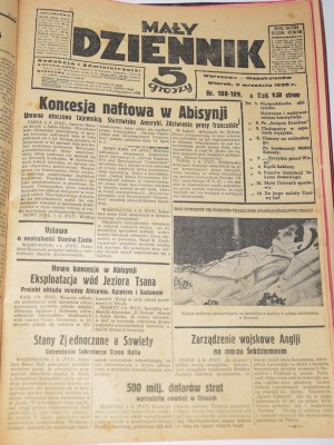 Newspapers Small Daily 1935-1937, 7 Days 1942 and others.