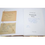 Correspondance (44 lettres) de 1922-1945 avec Ewa (Skąpska) Koczyńska + Mémoires avec dédicace.