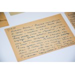 Correspondance (44 lettres) de 1922-1945 avec Ewa (Skąpska) Koczyńska + Mémoires avec dédicace.