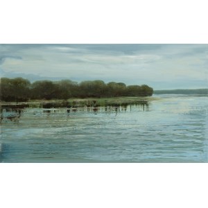 Jagoda Kaczmarczyk-Hudzik (b. 1966, Krakow), Vistula landscape CX, 2025.