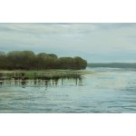 Jagoda Kaczmarczyk-Hudzik (b. 1966, Krakow), Vistula landscape CX, 2025.