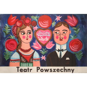 proj. Jacek Adam KILIAN, The Wedding, Teatr Powszechny, 1968