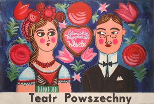 proj. Jacek Adam KILIAN, Wesele, Teatr Powszechny, 1968