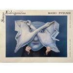 proj. Stasys EIDRIGEVICIUS (b. 1949), Masks - drawings, Gallery of the New Theater in Warsaw, 1987